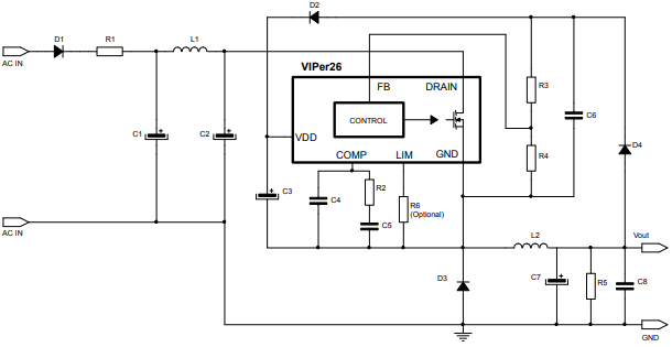 Buck converter (VOUT VDDCSon)